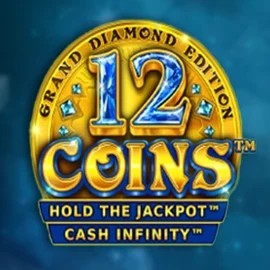 12 Coins Grand Diamond Edition online game logo by Wazdan on spinauraa.com