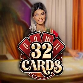 32 Cards slot icon by Ezugi, available at Spinaura Casino