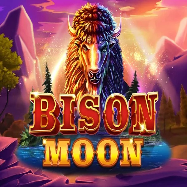 Slots logo of Bison Moon from Northern Lights Gaming at Spinaura Casino