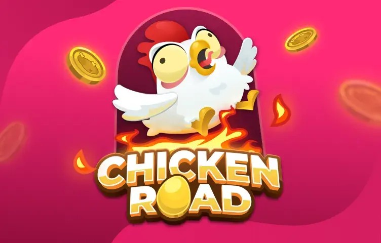 Chicken Road slot logo by InOut at Spinaura Casino