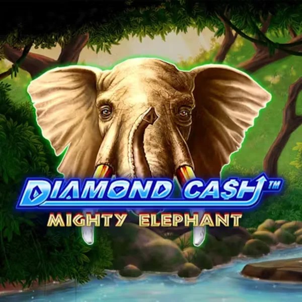 Diamond Cash Mighty Elephant logo by Greentube at Spinaura Casino