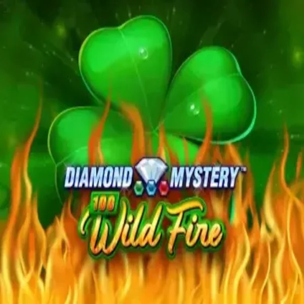 Diamond Mystery 100 Wild Fire online game logo by Greentube on spinauraa.com