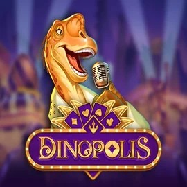 Dinopolis slot logo by Push Gaming at Spinaura Casino