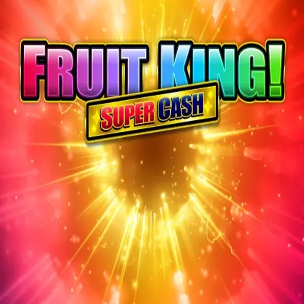 Fruit King Super Cash online game logo by Greentube on spinauraa.com