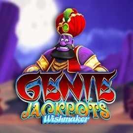 Genie Jackpots Wishmaker slot logo by Blueprint Gaming at Spinaura Casino