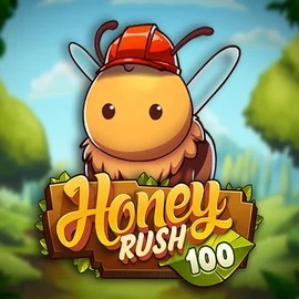 Honey Rush 100 casino game by Play'n GO – featured logo at Spinaura Casino