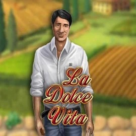 La Dolce Vita online game logo by Gamomat on spinauraa.com