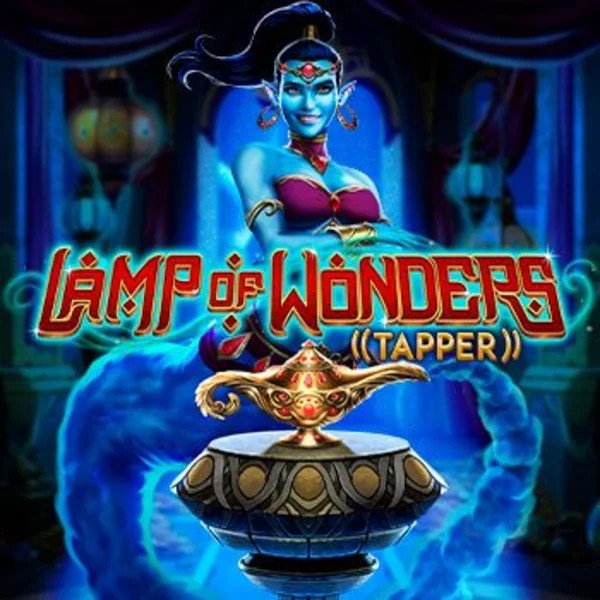 Lamp Of Wonders Tapper slot logo by Greentube at Spinaura Casino