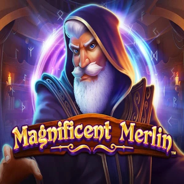 Magnificent Merlin slot icon by Greentube, available at Spinaura Casino