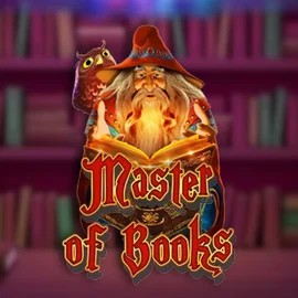 Master of Books slot logo by Swintt at Spinaura Casino