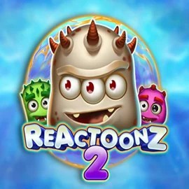 Slots logo of Reactoonz 2 from Play'n GO at Spinaura Casino