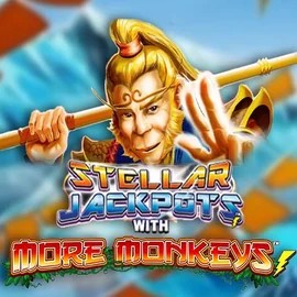 Try Stellar Jackpots with More Monkeys slot by Lightning Box Game on spinauraa.com – logo image