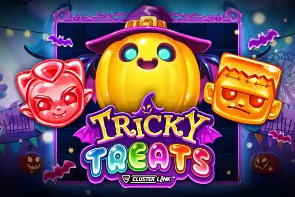 Tricky Treats logo by Push Gaming Spinaura Casino